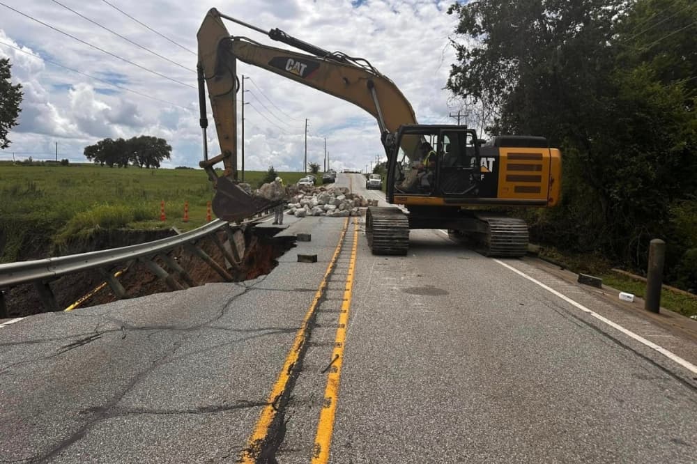 FM 1097 closed in Montgomery County due to partial collapse