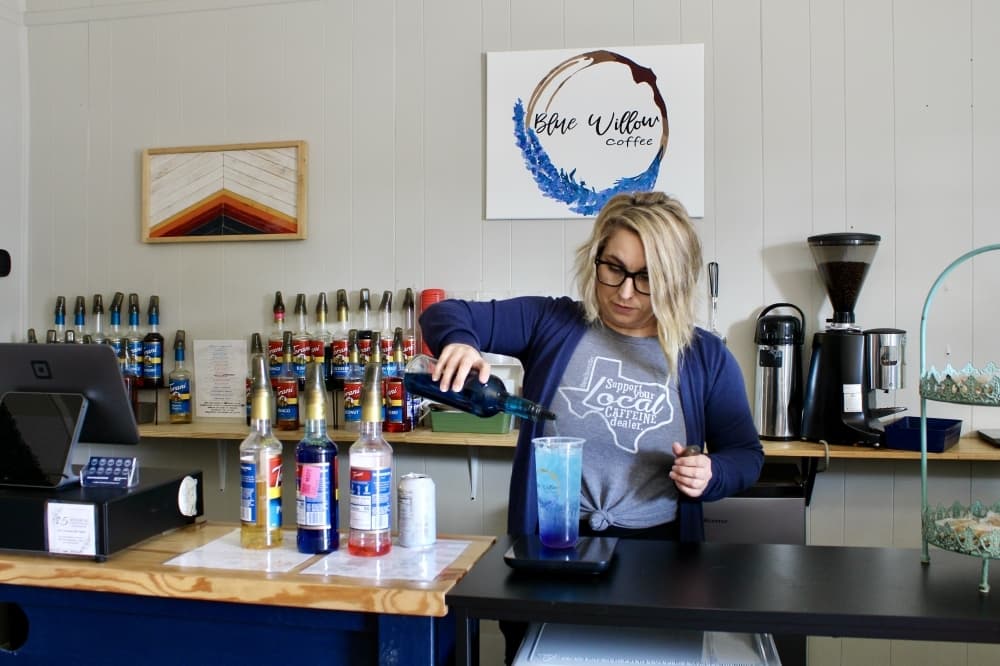 Blue Willow Coffee relocates, collaborates with Willis Mercantile 