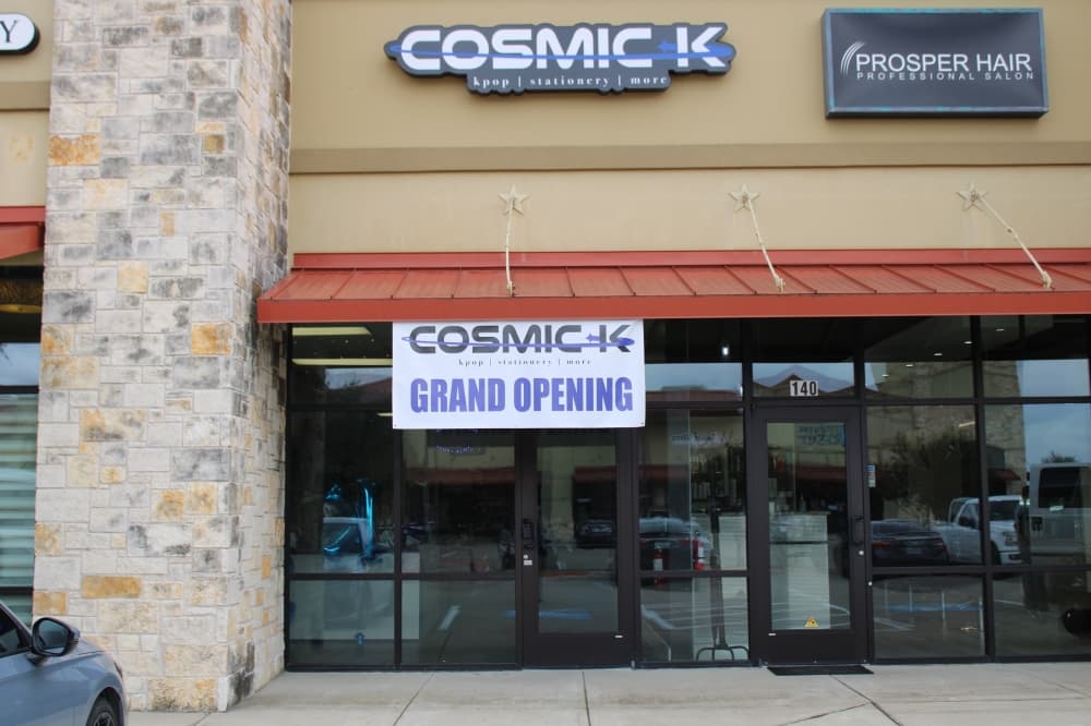 Cosmic K sells K-pop merchandise in Prosper