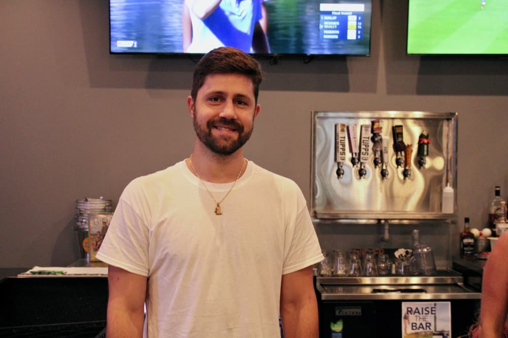 The Clubhouse Indoor Golf co-owner Logan Lawrence.
