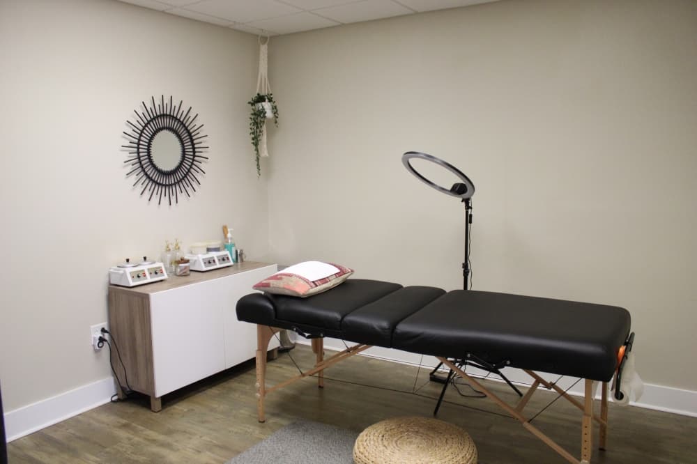 Cielo Beauty Bar treatment room.