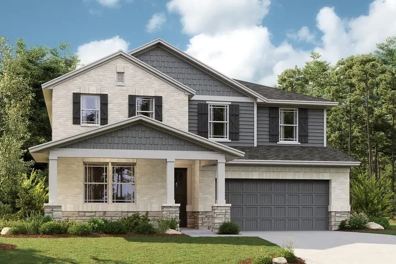 Richmond American Homes in Highland Village range in price from the mid-$300,000s to the mid-$500,000s. (Rendering courtesy Richmond American Homes)