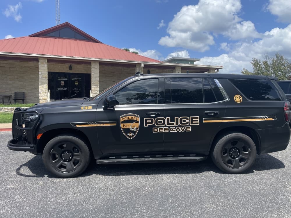 In July, Bee Cave police officers Frankie Martinez and Jonathan Taylor received the Enforcement Hero Award from Mothers Against Drunk Driving. (Courtesy city of Bee Cave)