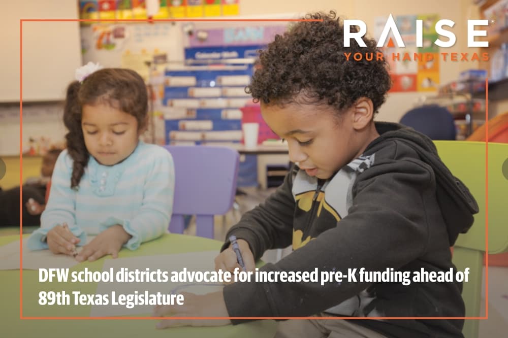 DFW school districts advocate for increased pre-K funding ahead of 89th Texas Legislature
