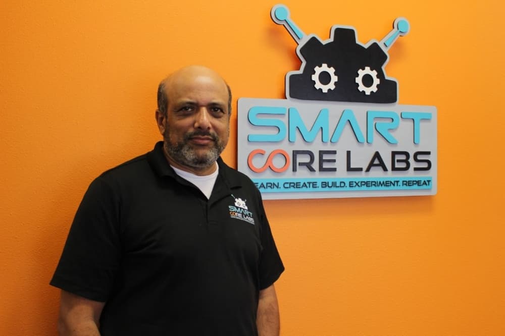 Owner Hamid Ali said he is focused on cultivating the student experienve at Smart Core Labs. (Asia Armour/Community Impact)