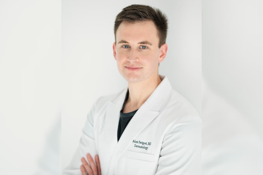 The practice is led by board-certified dermatologist Adam Swigost. (Courtesy Dapper Dermatology)