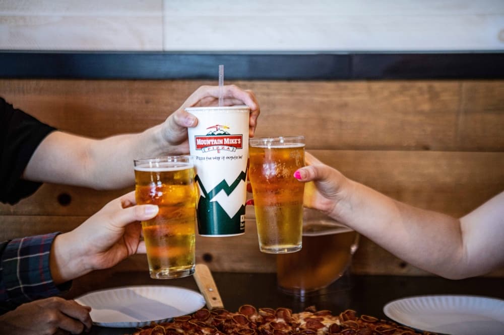 Mountain Mike's Pizza drinks