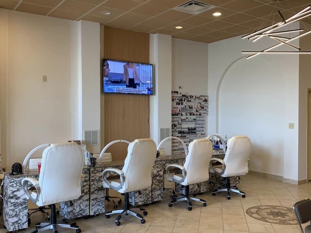 Photo shows inside Beauty Bar Lounge.