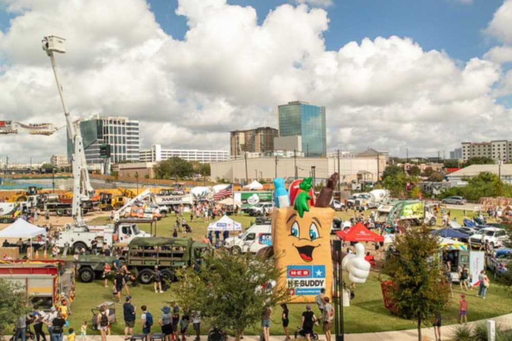 An image of a previous year's Touch-a-Truck event. 
