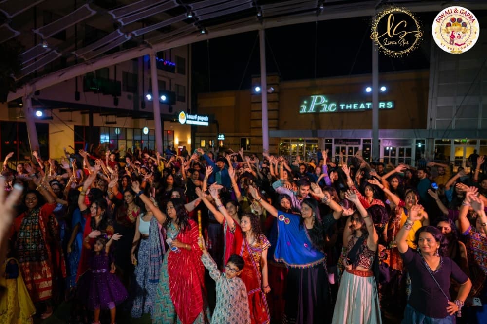 An image of a previous Diwali and Garba. 