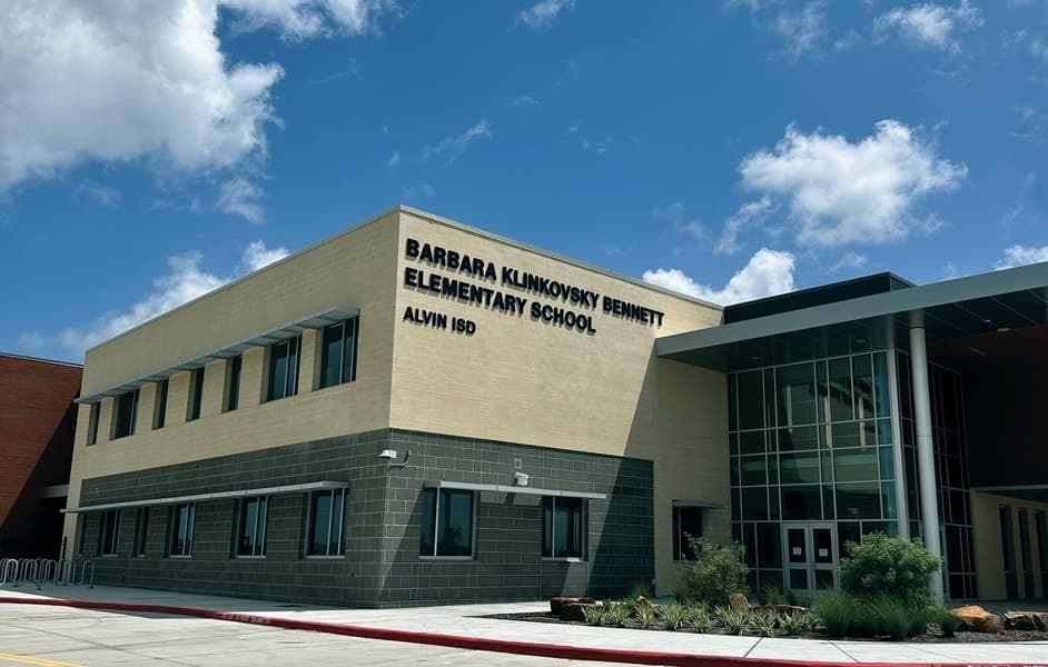 New schools Barbara Bennett Elementary and Iowa Colony Junior High as well as Alvin Elementary’s new replacement campus are set to open as of Aug. 7—nearly a week prior to the start of Alvin ISD’s new school year, which starts Aug. 12. (Courtesy Alvin ISD)