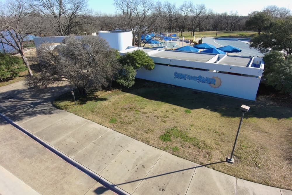 Surf and Swim water park pictured in Garland during February 2023.