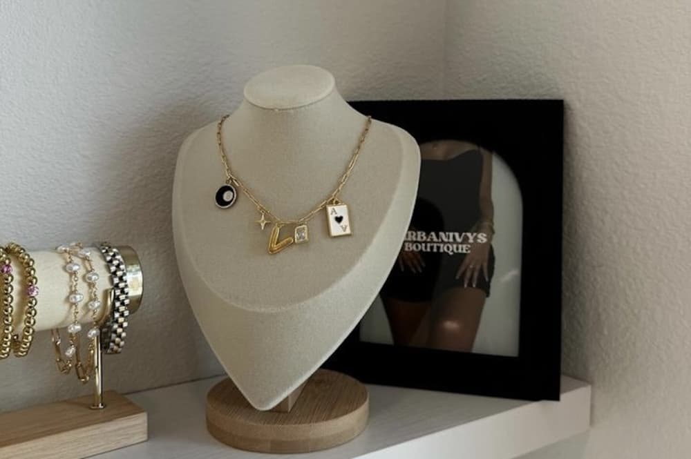 Photo shows jewelry. 