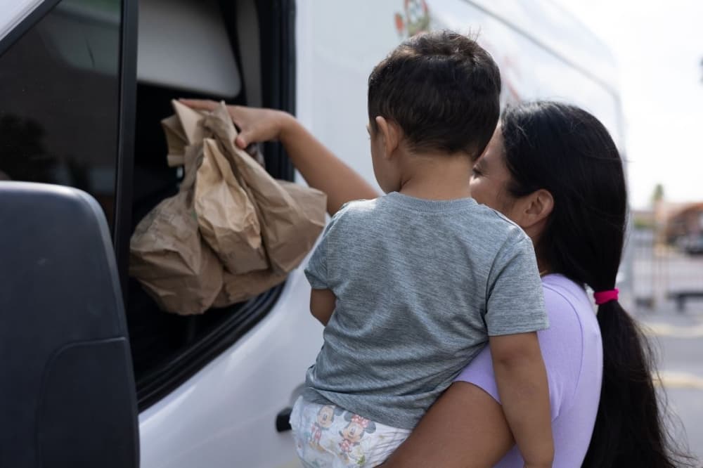 During the school year, Kids’ Meals generally serves children ages 0-5 and when school is out or during the summer break, all children ages 0-18 are fed. (Courtesy Kids' Meals)