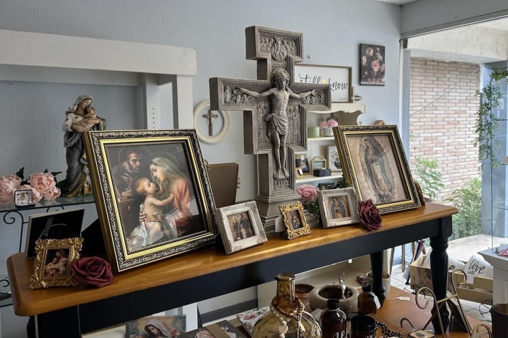 Heart of the Home Gifts and More offering Catholic gift items in San Marcos