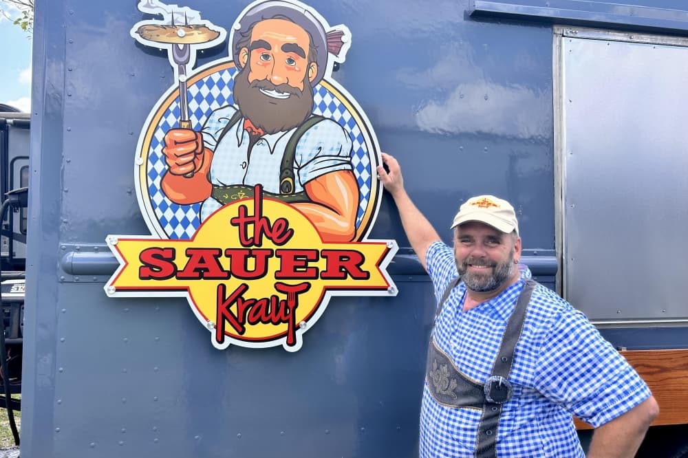The Sauer Kraut food truck opens in New Braunfels