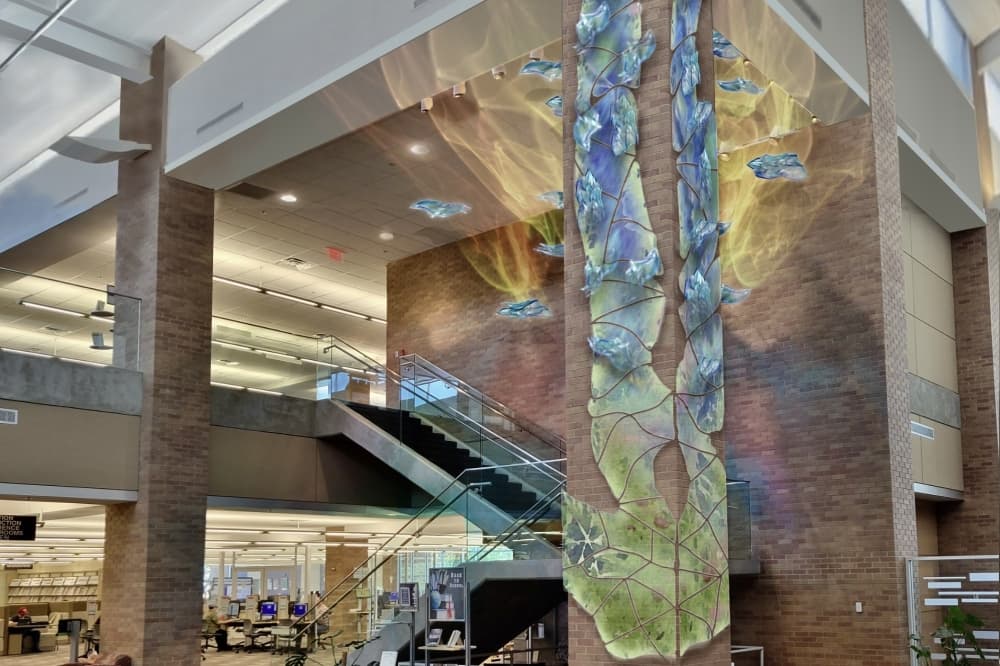 Lewisville Public Library to receive $75K glass art installation