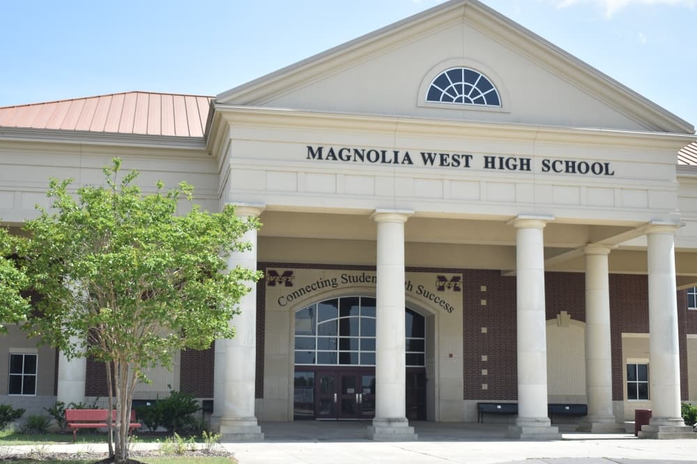 Magnolia West High School will feature a new building for the heating, ventilation and air conditioning program. (Lizzy Spangler/Community Impact)