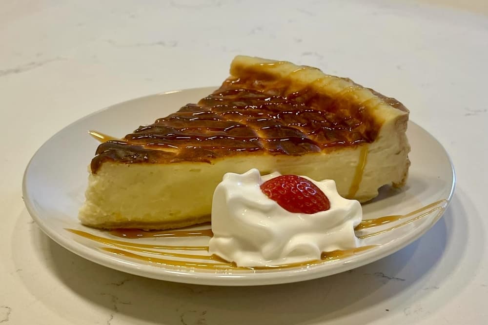 slice of flan 
