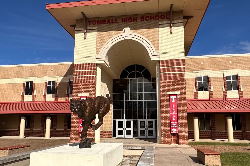 At Tomball High School, renovations of the cafeteria were completed for $4.5 million, while $10 million will be invested in renovating the school’s career and technical education classrooms. (Lizzy Spangler/Community Impact)