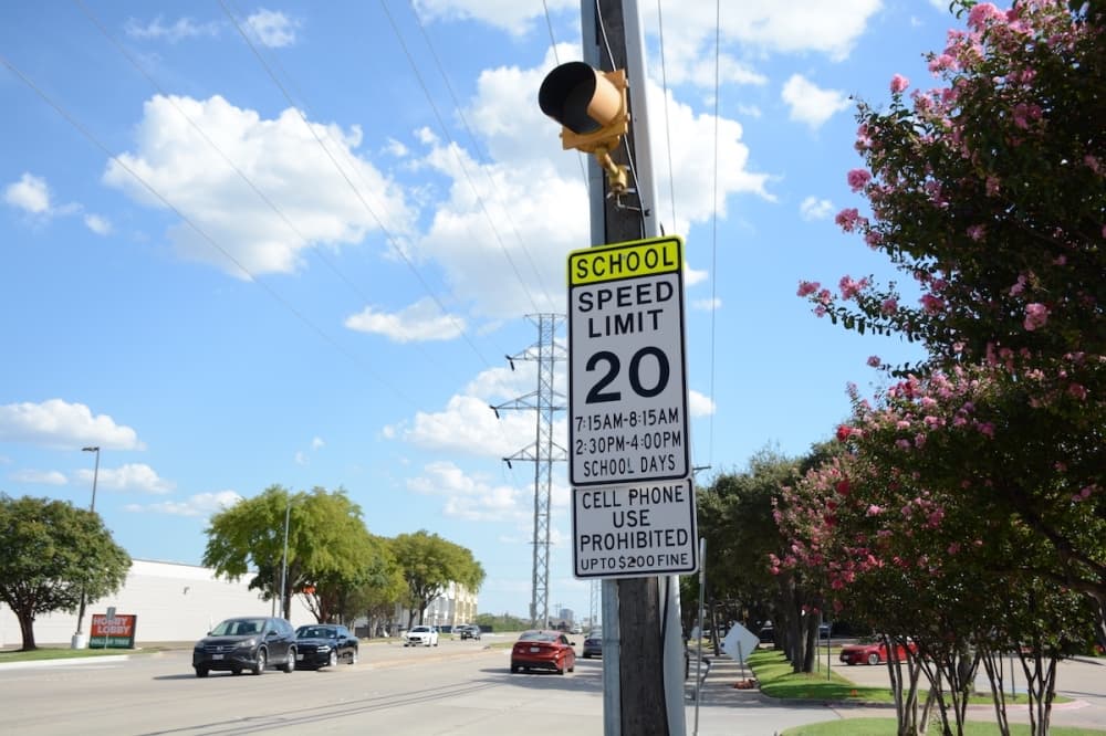 Traffic staff adjust school zone signals for new Plano ISD schedule