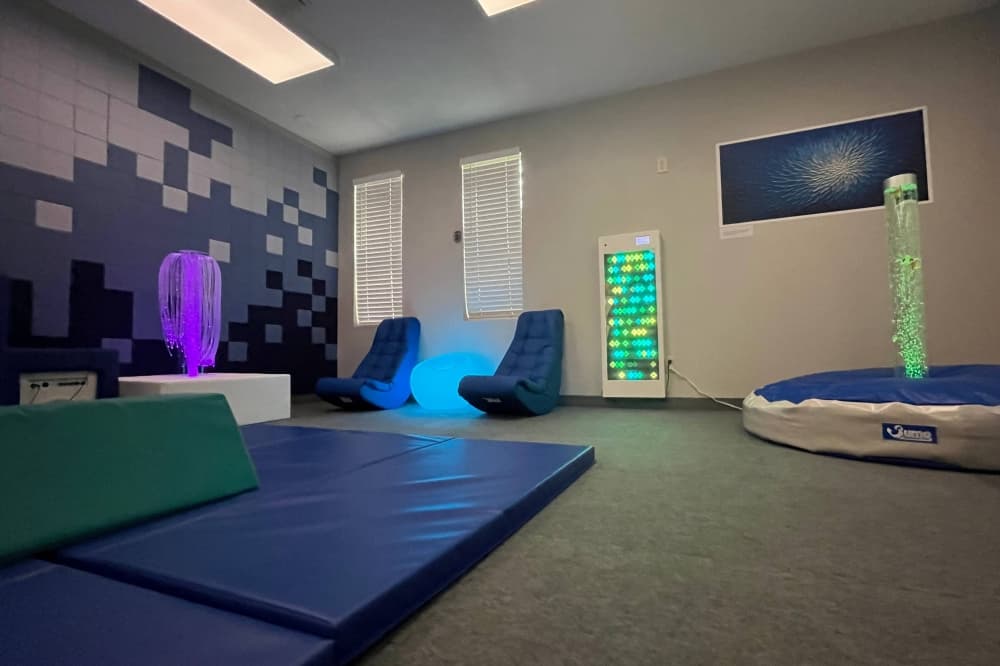 Keller Public Library Sensory Room provides therapeutic space