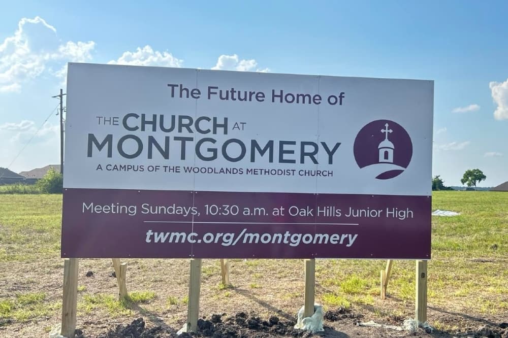 Church at Montgomery in early stages of constructing new location