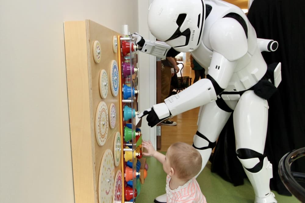 toddler with storm trooper