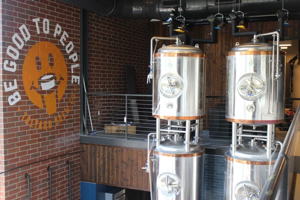 The brewery sits on 4 acres, with space for up to 1,000 guests outside and 500 more inside the two-floor restaurant space. (Asia Armour/Community Impact)