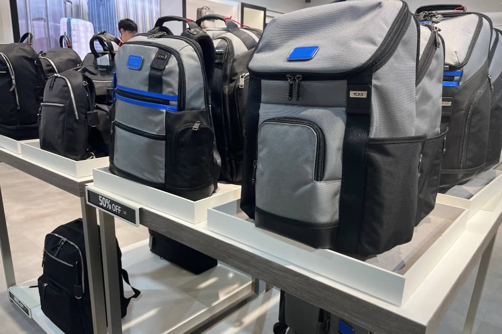 Luggage, backpacks available at Tumi in Grapevine