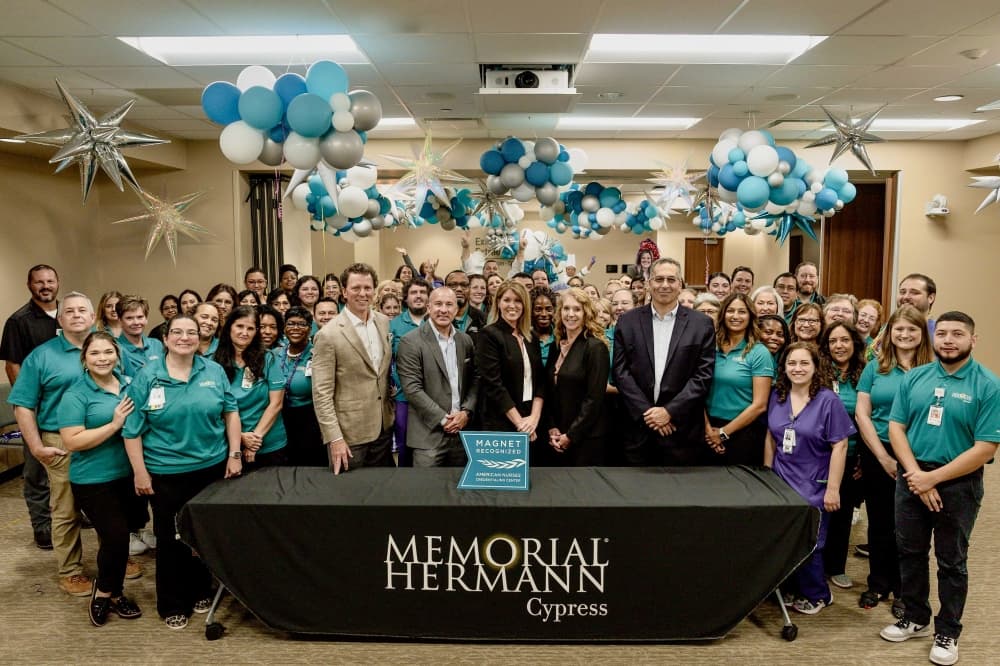 Memorial Hermann Cypress first Texas hospital to earn new nursing distinction