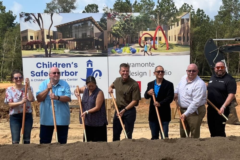 Children’s Safe Harbor breaks ground on $10M permanent home in Conroe
