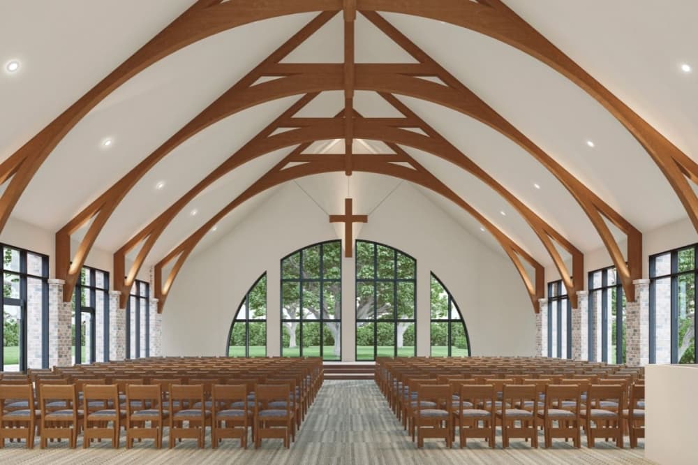 Phase 1 of TheMission Church's expansion will include a chapel (Rendering courtesy TheMission Church)
