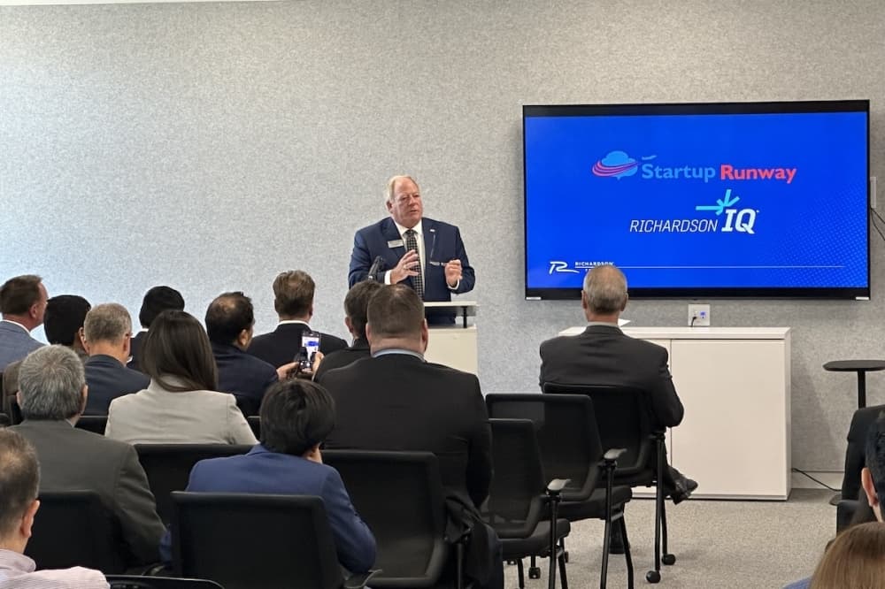 Richardson Mayor Bob Dubey highlights the opportunities for international businesses a new economic development partnership between the city and Startup Runway will bring. 