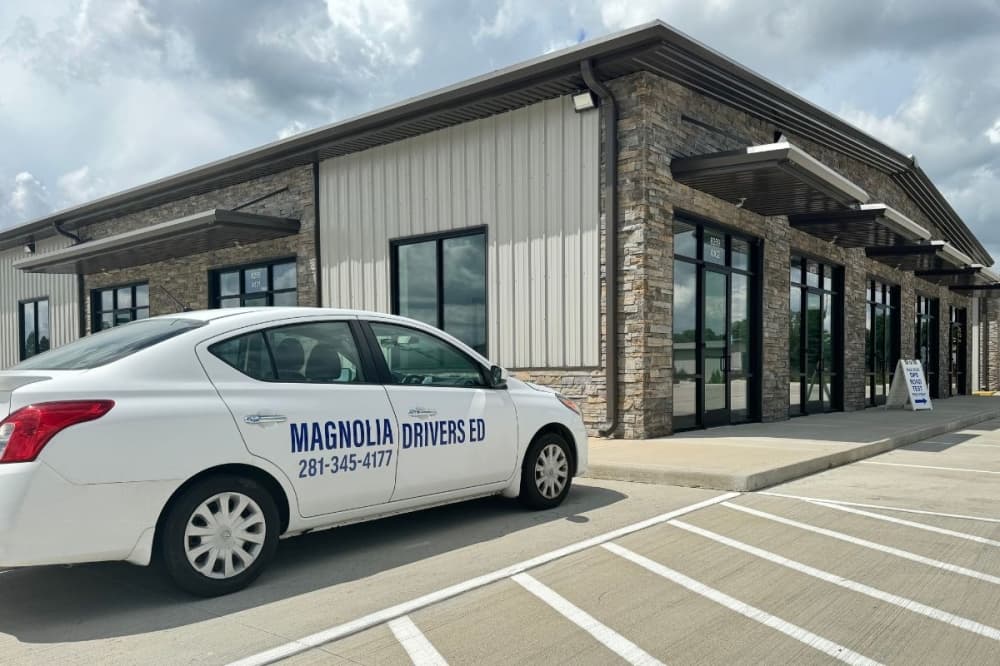 Magnolia Driving School has relocated along FM 1488 in Magnolia. (Nichaela Shaheen/ Community Impact)