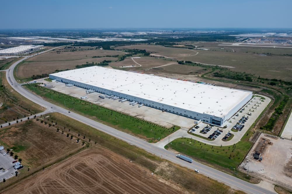 Aerial image of Alliance Westport 25, a 1.2 million square foot facility located within the AllianceTexas development. 