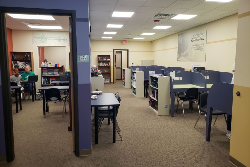 An image of the inside of the center. 