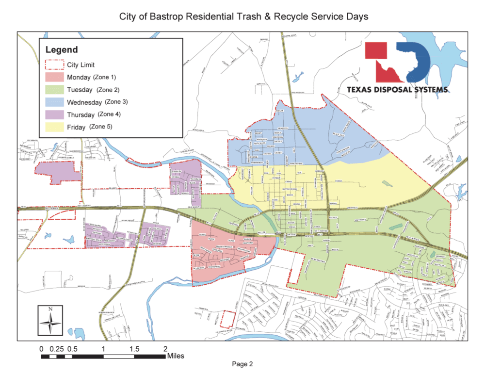 The zones are shown on a map.