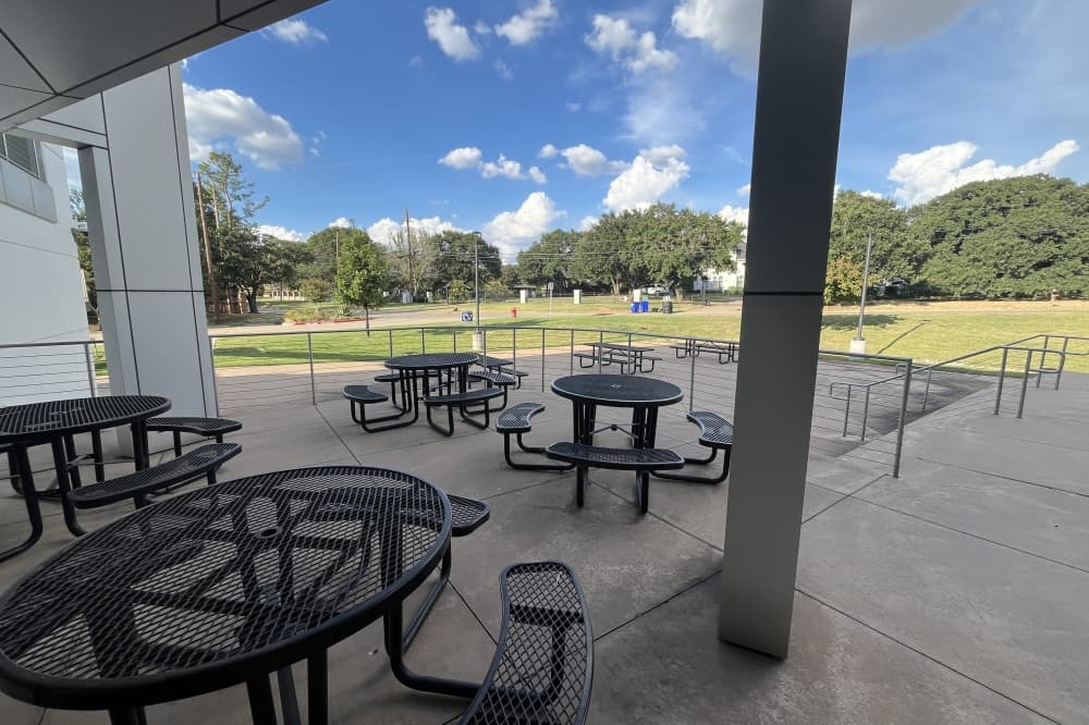 Seating outside