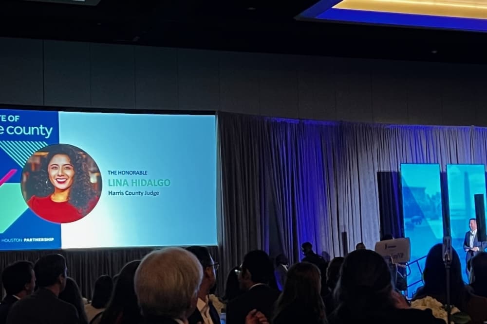 Lina Hidalgo highlights Harris County's resilience, need for future infrastructure investments