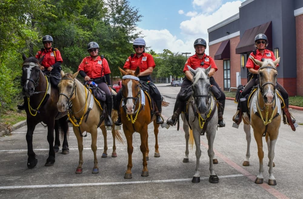 Alpha & Omega Mounted Patrol marks 30 years providing services in The Woodlands