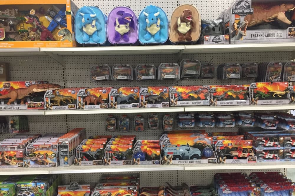 An image of the items sold inside the park's gift shop.