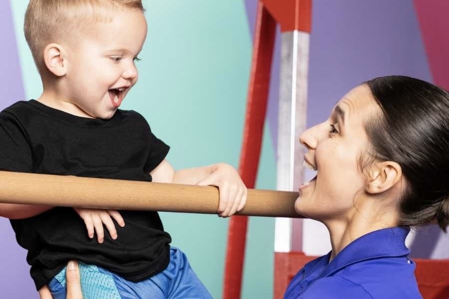 The Little Gym of Frisco West offers children’s gymnastics classes