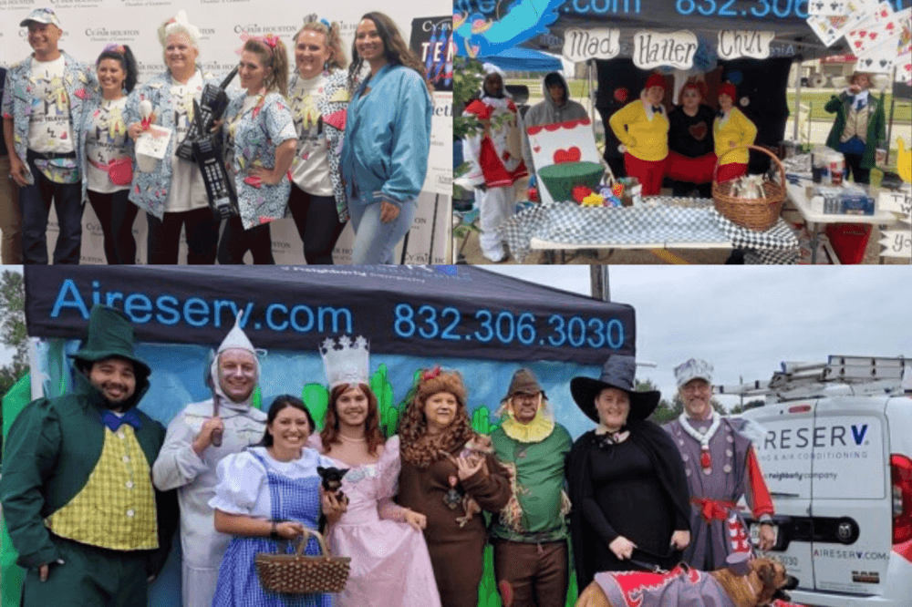 Aire Serv team never misses an opportunity to engage with the community, especially when themed competitions are involved. 