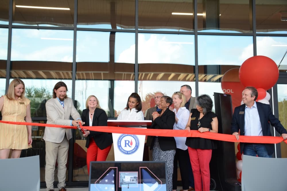 GALLERY: Richardson ISD officials hold ribbon-cutting at Lake Highlands Middle School