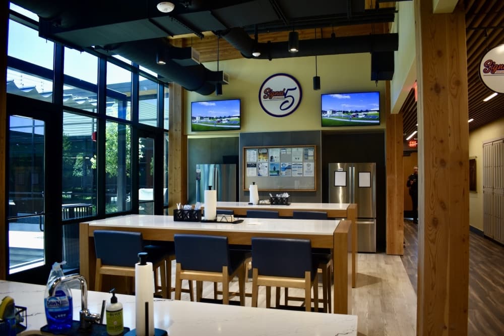 police HQ dining area