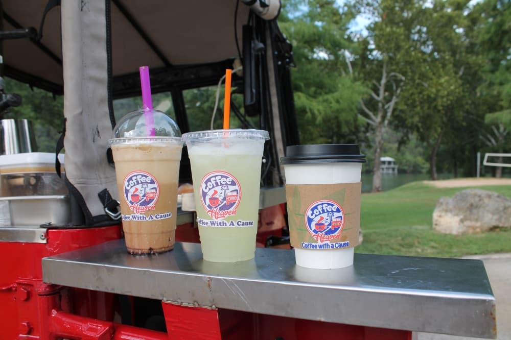 Coffee Heaven coffee and lemonade drinks