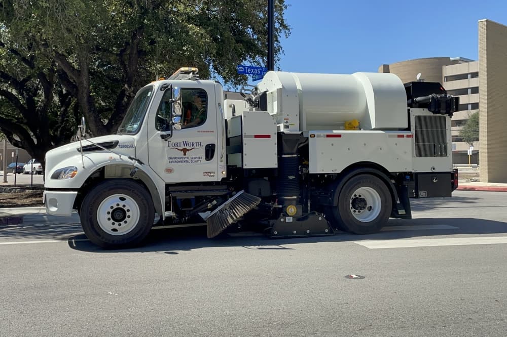 Fort Worth sweeper truck