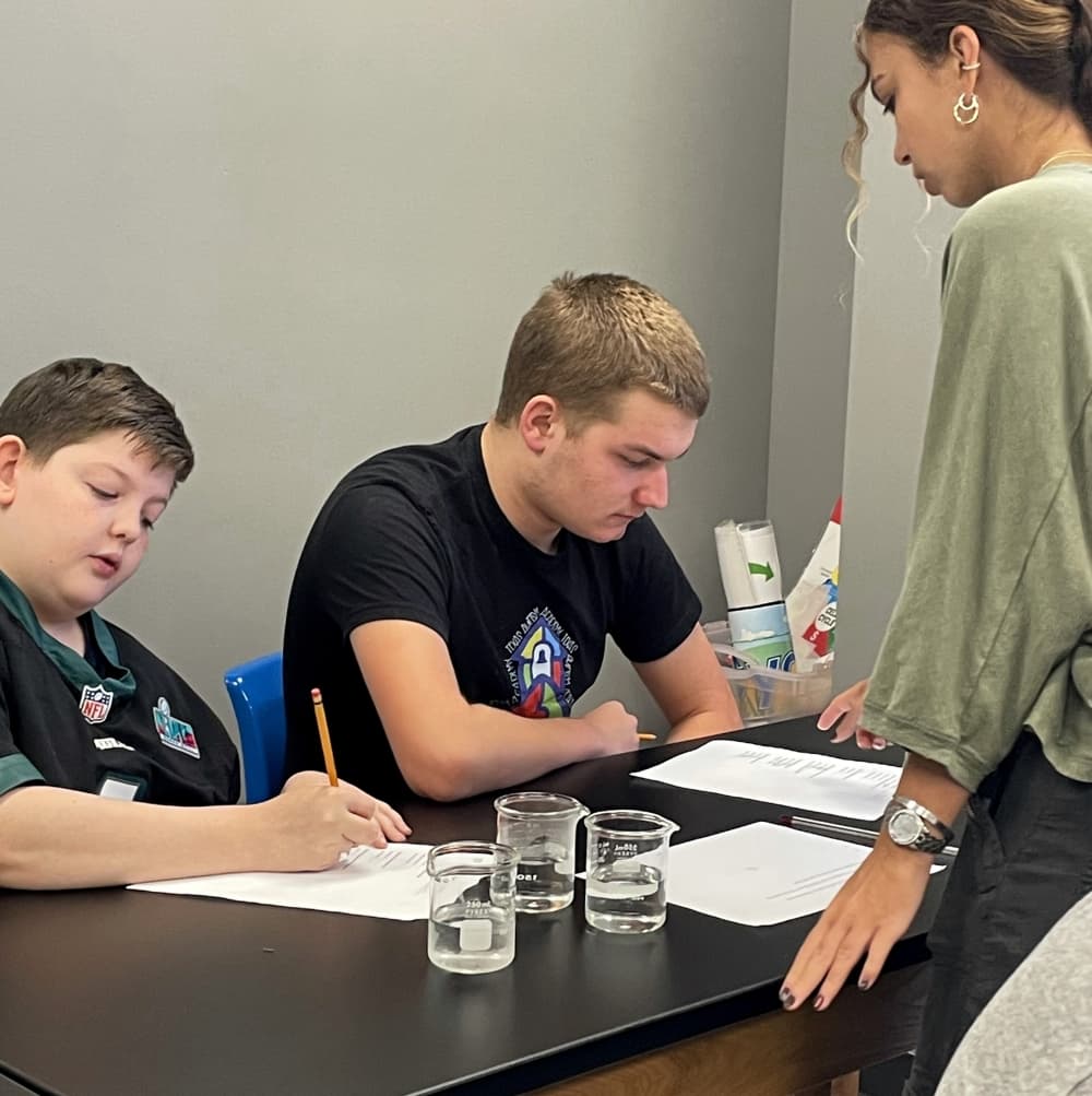 Students teach biology labs