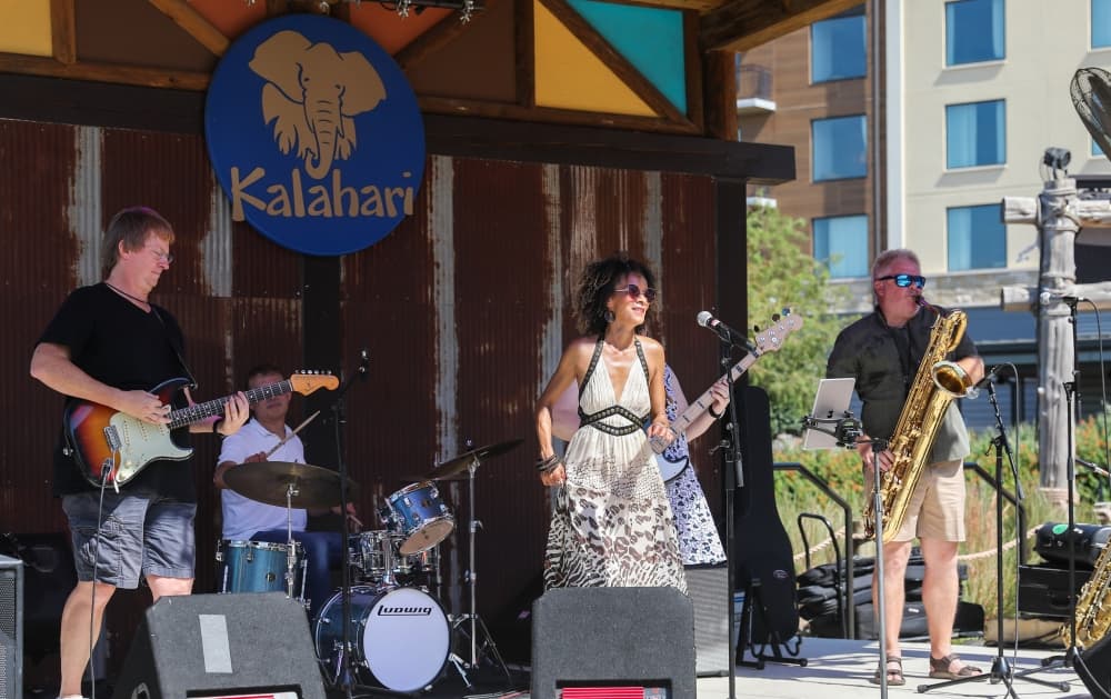 The 2nd Annual Food & (Not Just) Wine Festival on Sunday, Sept. 24, 2023 in Round Rock, Texas. Photo credit: Kathie Tam/AP Images for Kalahari Resorts